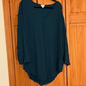Hunter green tunic